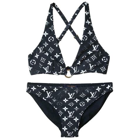 lv women's swimsuit|louis vuitton high waisted bikini.